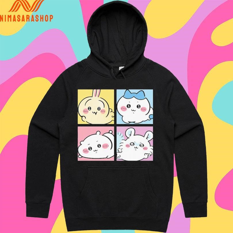 Chiikawa Panel Grid Anime Shirts