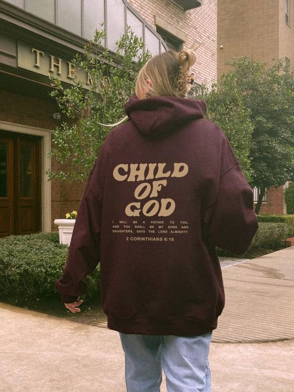 Child Of God Hoodie Corinthians Faith Christianity Religious Sweatshirt Gift Aesthetic Christian Apparel Jesus Faithful...