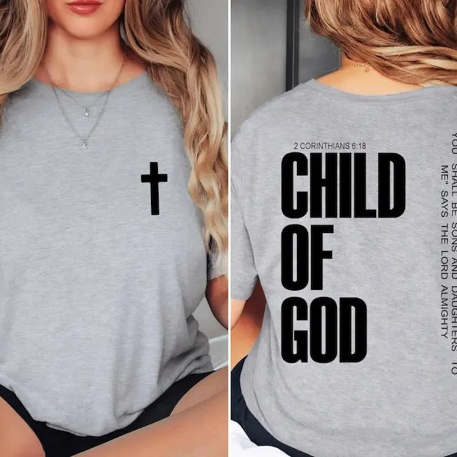 Child of God Shirt, Corinthians T-Shirt, Celestial  Tee, Inspirational Shirt, Jesus Tee, Faith Tee, Gift Christian Shirt...