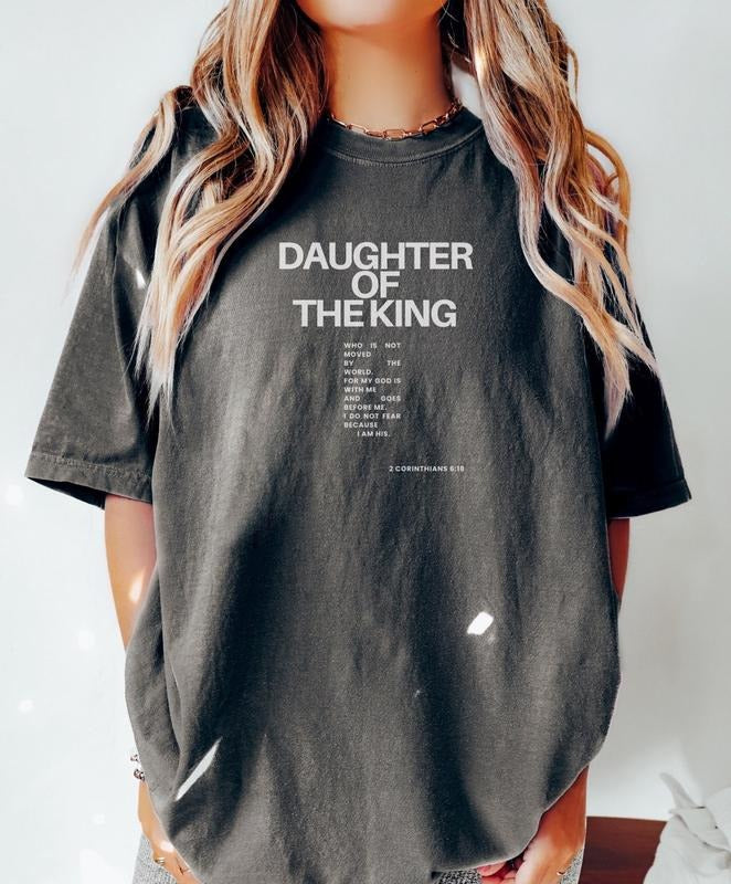 Child of God Shirt, Daughter of the King Shirt, Love Like Jesus Shirt Cotton Polyester Hoodie Sweatshirt | PrintMintTees.com