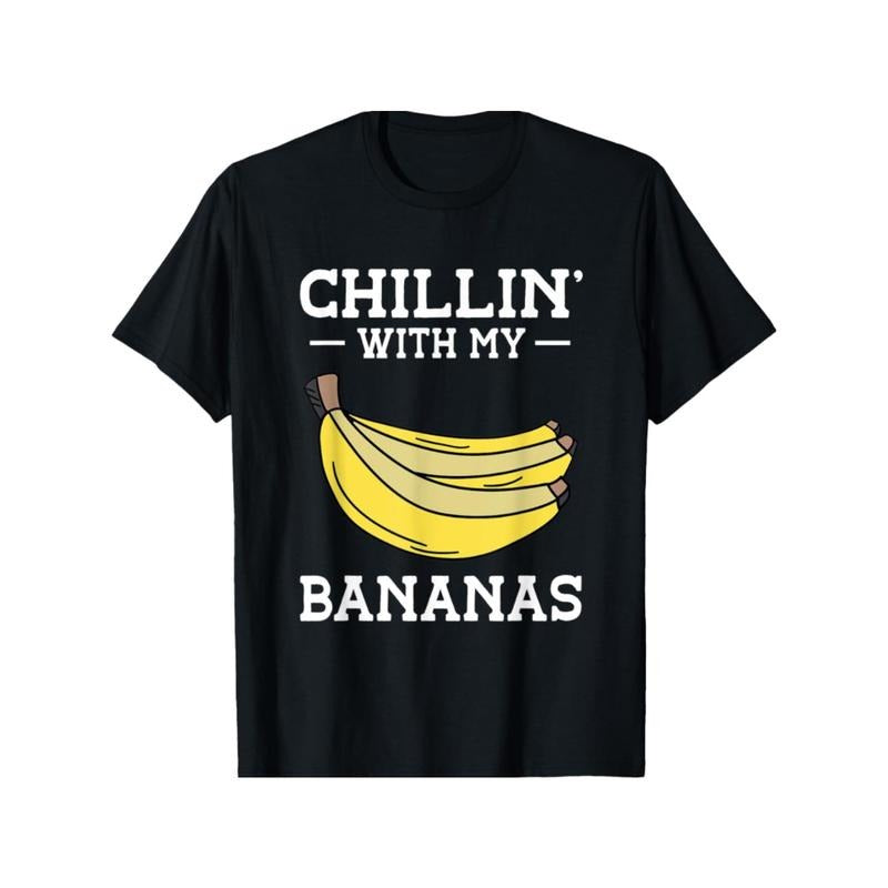Chillin' With My Bananas | Banana T-Shirt made in usa Hoodie Sweatshirt | PrintMintTees.com