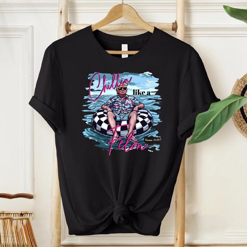 Chillin Like A Fel0n Shirt, TruUmMp Maga shirt,Trending Tee, Country Music Concert Merch, Fathers day shirt Hoodie Sweatshirt