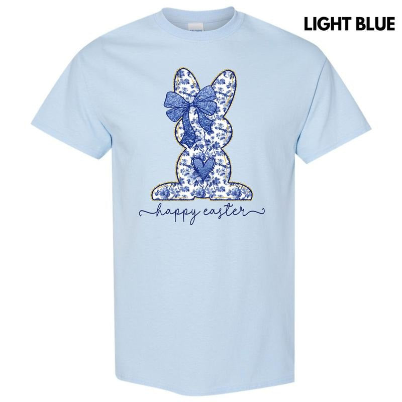 Chinoiserie Happy Easter Gildan Short Sleeve T-Shirt 'NLB' Hoodie Sweatshirt | PrintMintTees.com