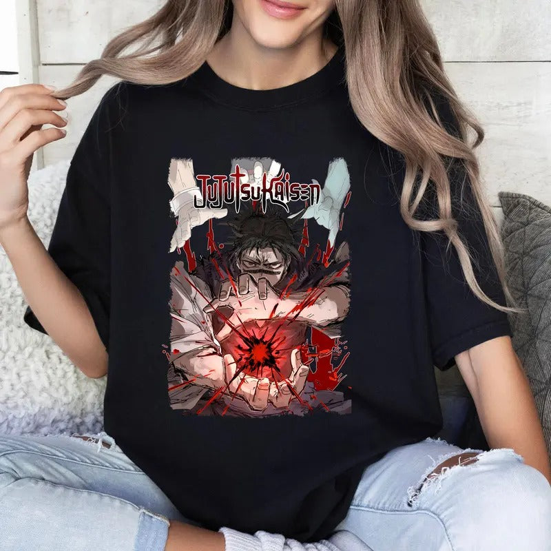 Choso Jutai Kusozu JJK Anime Lover Tshirt Crewneck Hoodie Comfort Cotton Sweatshirt | PrintMintTees.com