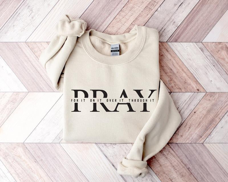 Christian Pray Sweatshirt, Women Of The Bible Sweater, Jesus Church Shirt Hoodie | PrintMintTees.com