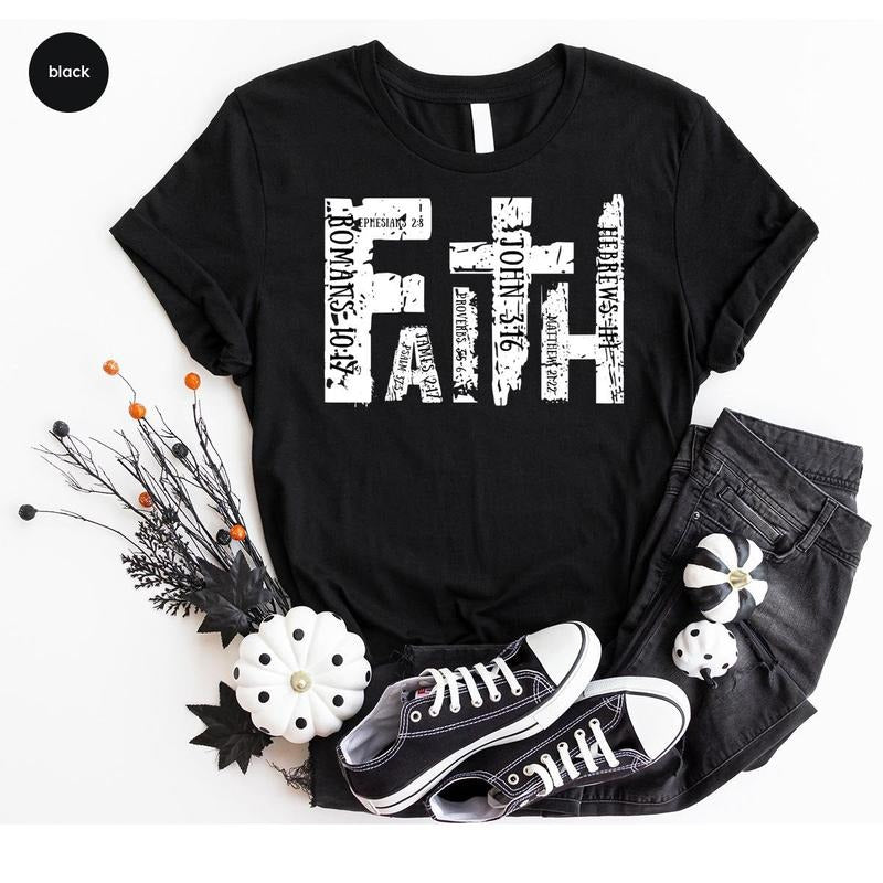 Christian Shirt, Bible Verse T-Shirt Sweatshirt, Gift For Women Hoodie | PrintMintTees.com