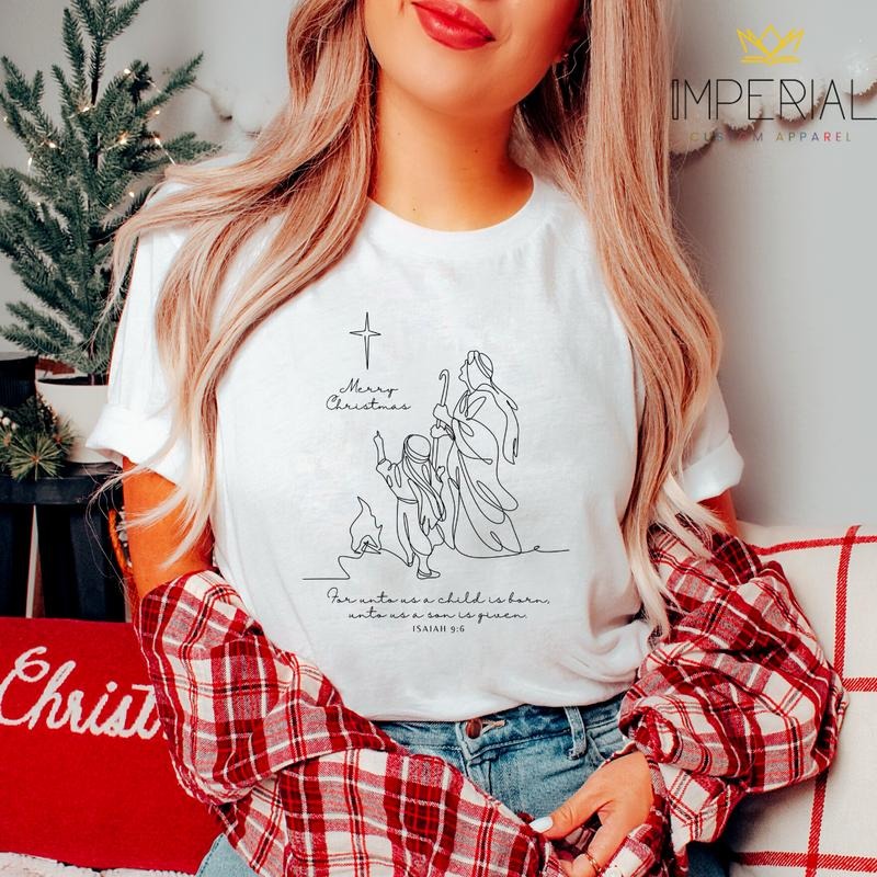 Christmas Christian Shirt, Isaiah 9:6 Christmas Shirt, Christmas Holy Night Tee, Xmas Christian Tee Hoodie Sweatshirt