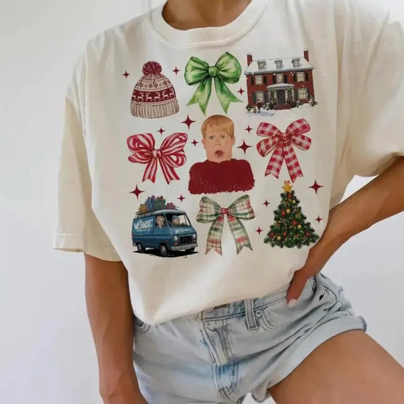 Christmas Comedy Movies Kid Alone Sweatshirt, The Boys of Winter Christmas T-shirt Hoodie | PrintMintTees.com