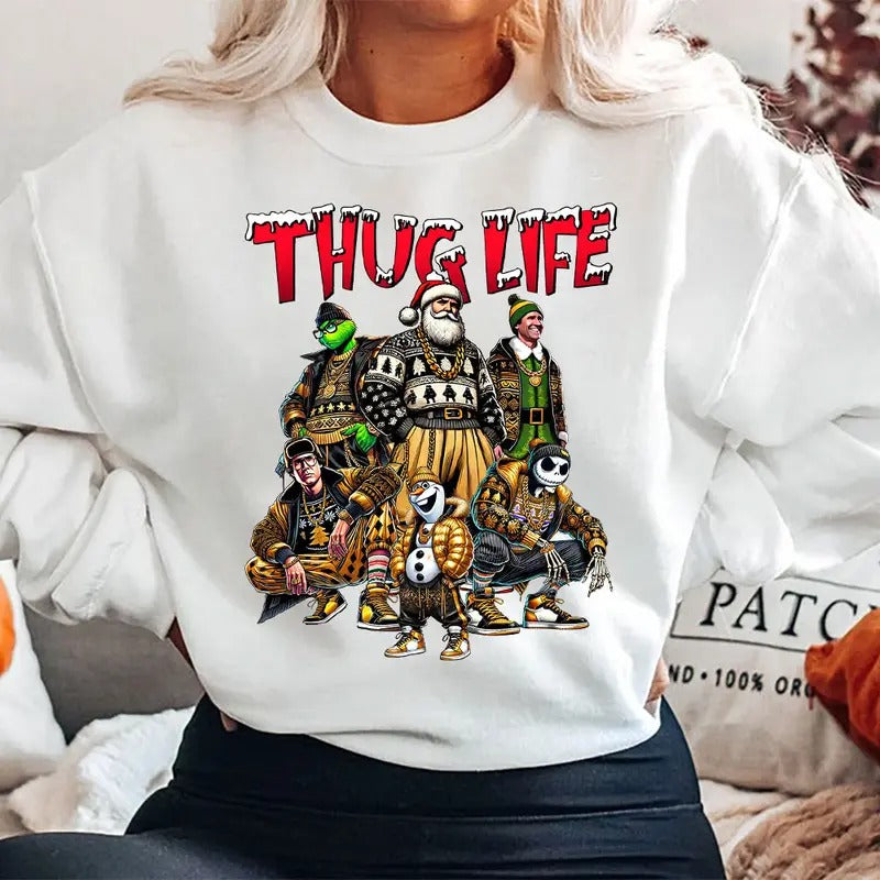 Christmas Crew Shirt, Christmas Movies Shirt, Xmas Graphic Tee Comfort Cotton Hoodie Sweatshirt | PrintMintTees.com