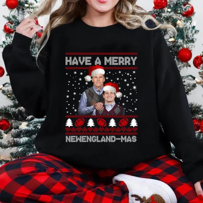 Christmas Football Ugly Shirt, Funny Xmas Shirt, Funny Ugly Christmas Shirt, Football Holiday Gift, New E-Mas Shirt, Gift...