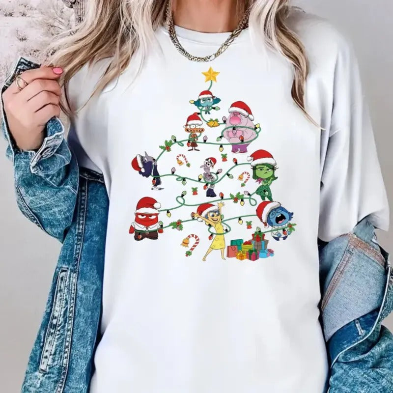 Light Tree Shirt Cartoon Emotions Friends 'S Okay Feel All Feels Shirt Short Sleeve Top Womenswear Underwear Lady T-Shirts, Hoodie, Sweatshirt