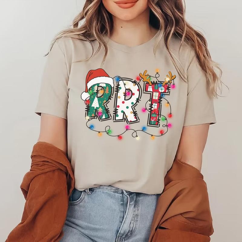 Christmas RRT Unisex T-shirt for Women, Respiratory Therapist Shirt, Rapid Response Team Tee Hoodie Sweatshirt