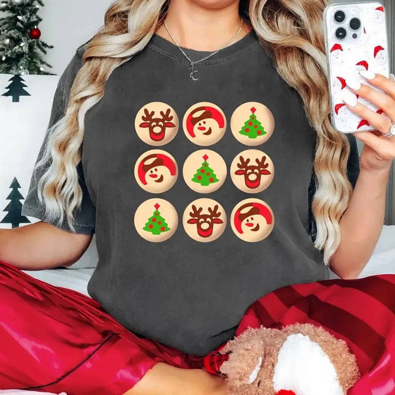 Christmas Sugar Cookies Sweatshirt, Christmas Cookies Tee Shirt, Cute Xmas Gift Hoodie | PrintMintTees.com