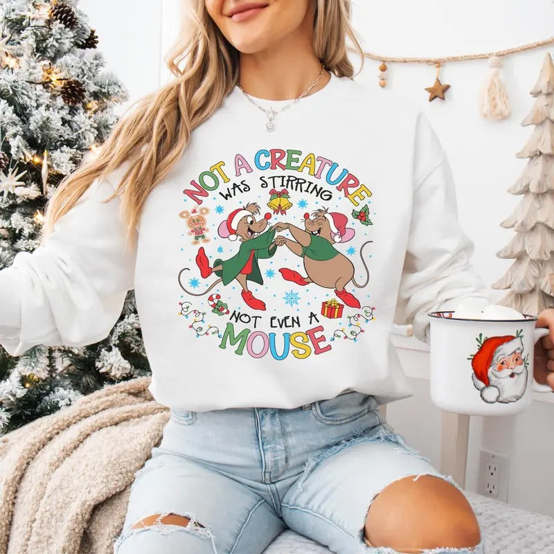 Christmas Sweatshirt, Jaqq And Gu.s G.us Ci.nderel.la Tee - Unisex Fit - Button, Fabric Hoodie | PrintMintTees.com