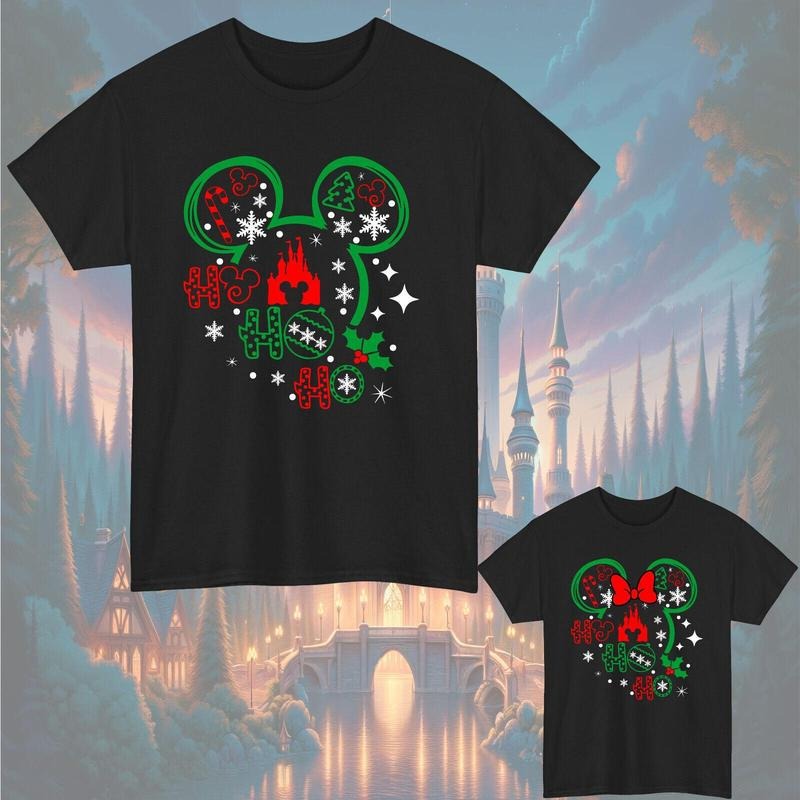 Christmas T Shirt Minnie Merry Xmas Festive Funny UnisexTee Made in USA Hoodie Sweatshirt | PrintMintTees.com