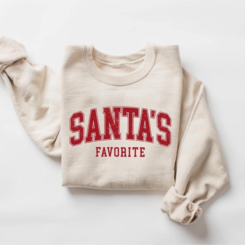 [Christmas Unisex Shirt] Santas Favorite Christmas Sweatshirt, Christmas Shirt, Womens Christmas Shirt, Christmas Gift,...