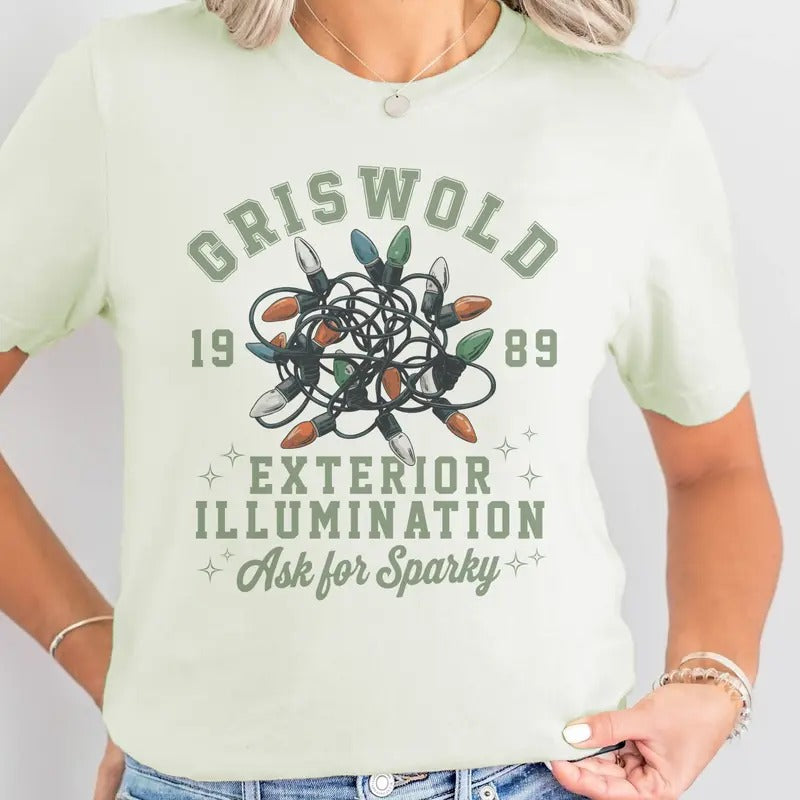 Christmas Vacation Classic Tee Sparky Christmas Vacation Sweatshirt Exterior Illumination Christmas Vacation Tshirt Funny...