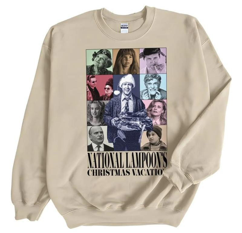 Christmas Vacation Sweatshirt, My Christmas Era Classic Movie Tee Womenswear Tops Hoodie | PrintMintTees.com