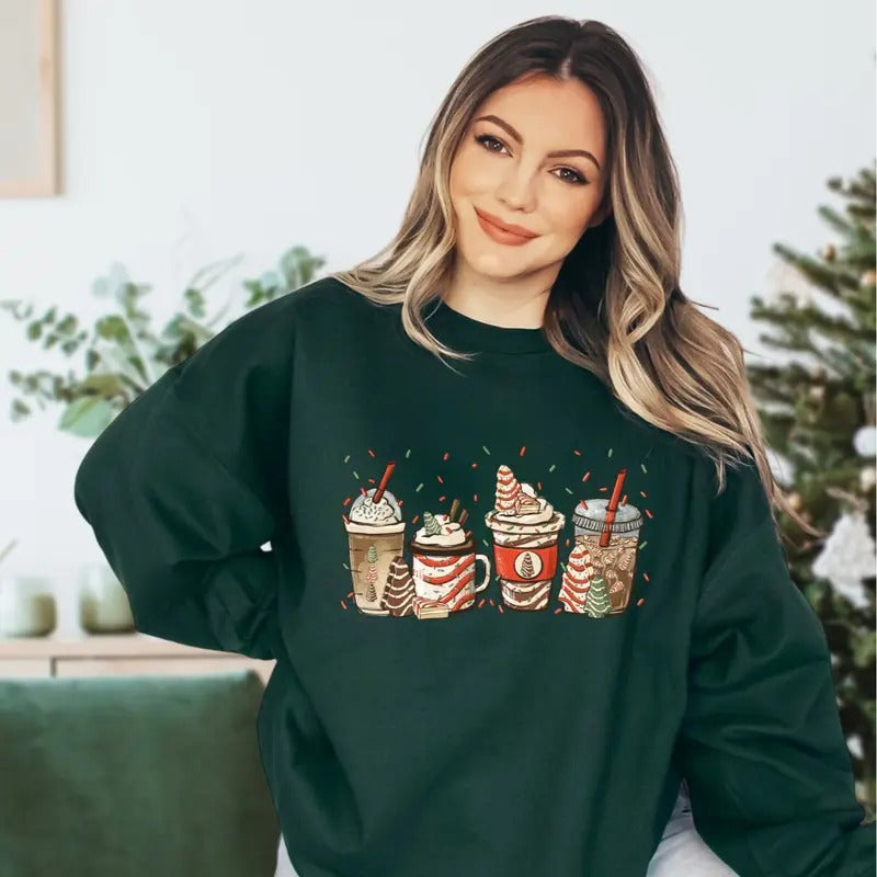 Christmas cake sweatshirt T-Shirts, Hoodie | PrintMintTees.com