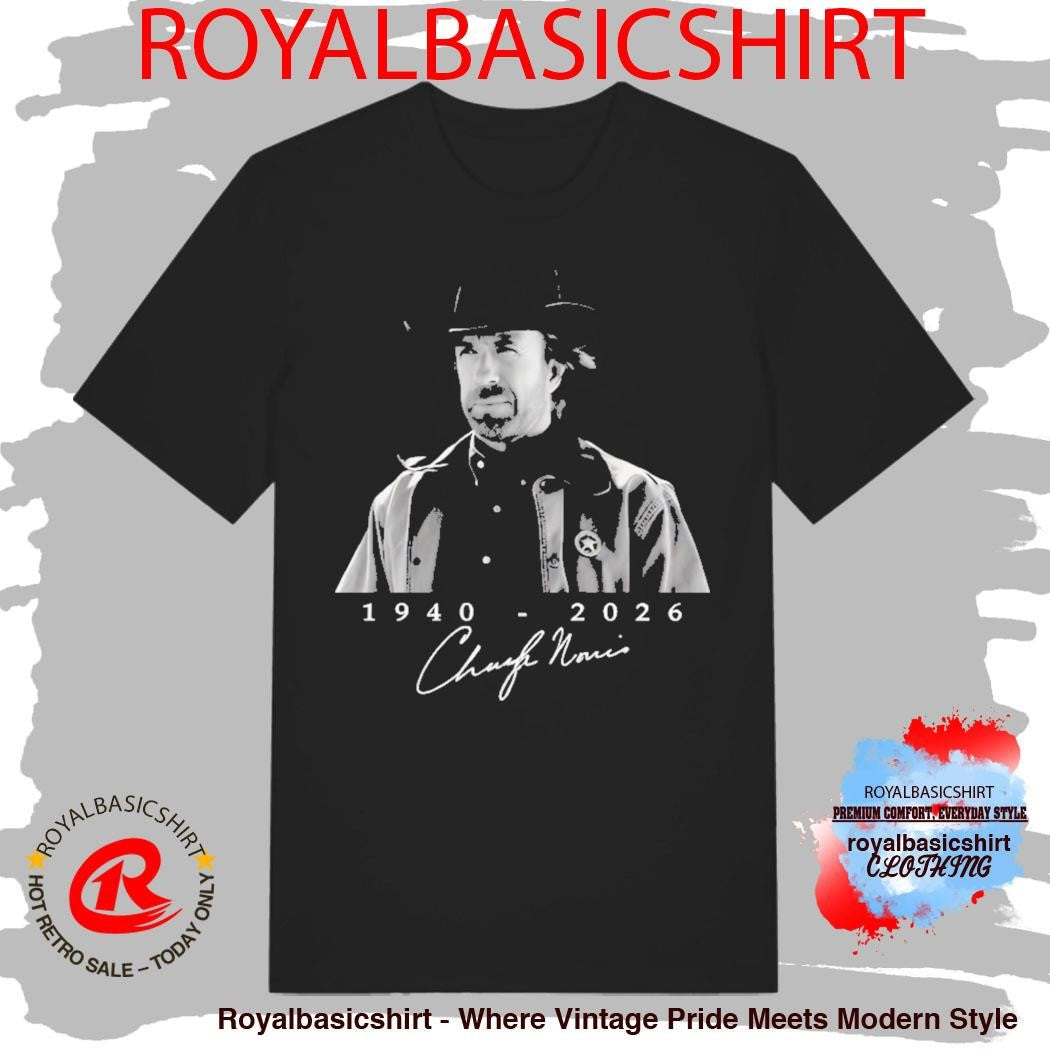 Chuck Norris 19402026 Rest In Peace Tribute Shirt