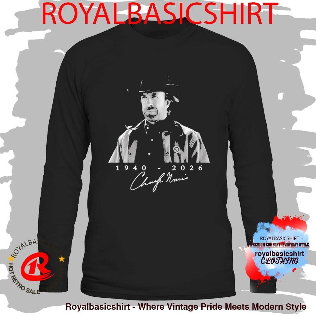 Chuck Norris 19402026 Rest In Peace Tribute Shirt