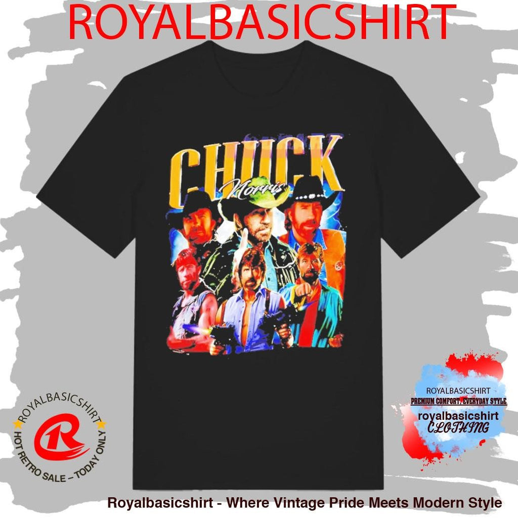 Chuck Norris Actor Movie Television Series Vintage Retro Bootleg Graphic Shirt