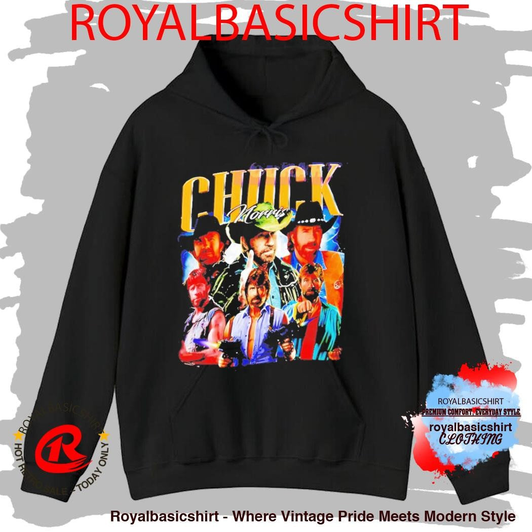 Chuck Norris Actor Movie Television Series Vintage Retro Bootleg Graphic Shirt