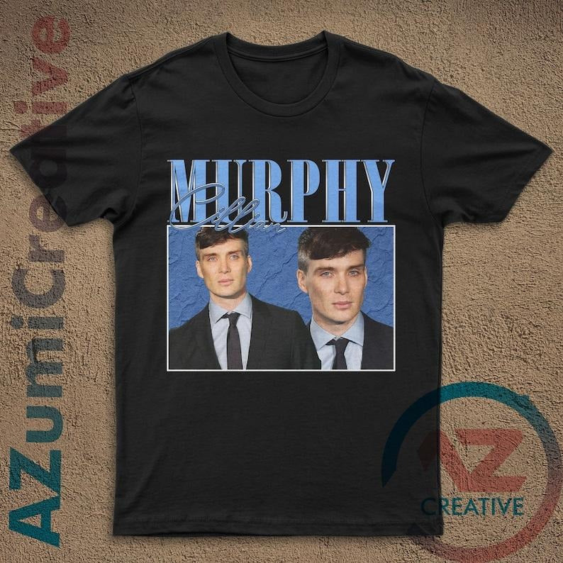 Cillian Murphy Shirt 90's Crewneck Retro Vintage T Shirt New Men Women Hoodie Sweatshirt | PrintMintTees.com