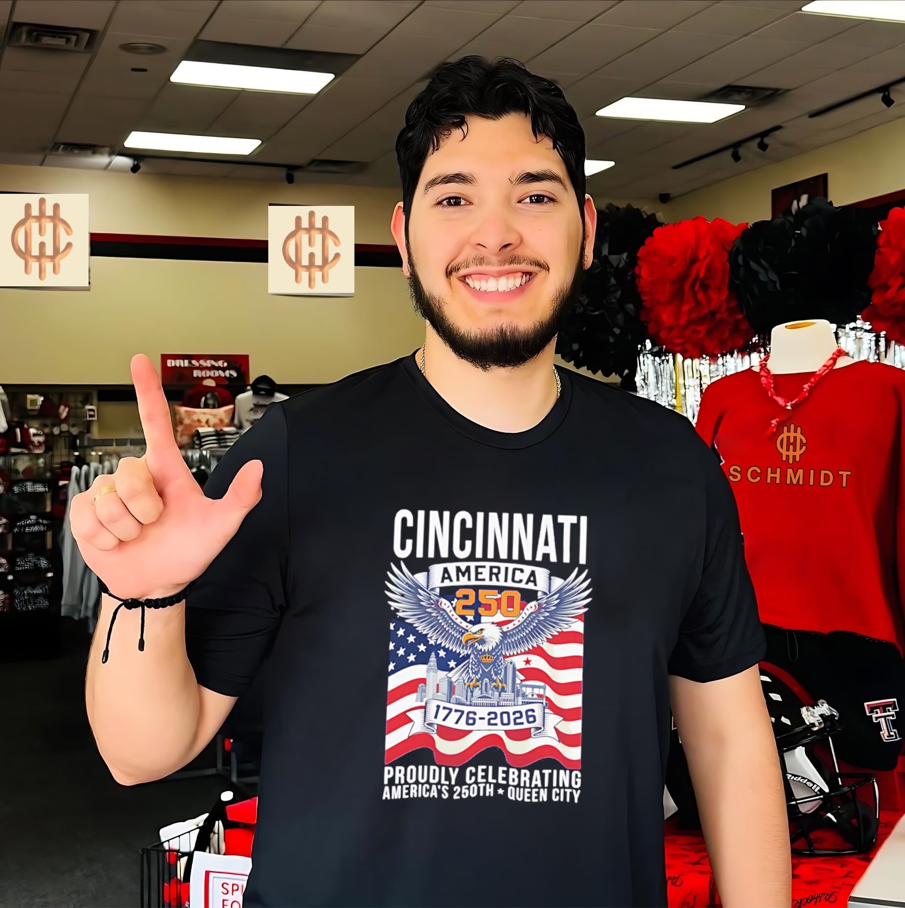 Cincinnati America 250th Anniversary 1776-2026 Proudly Celebrating shirt