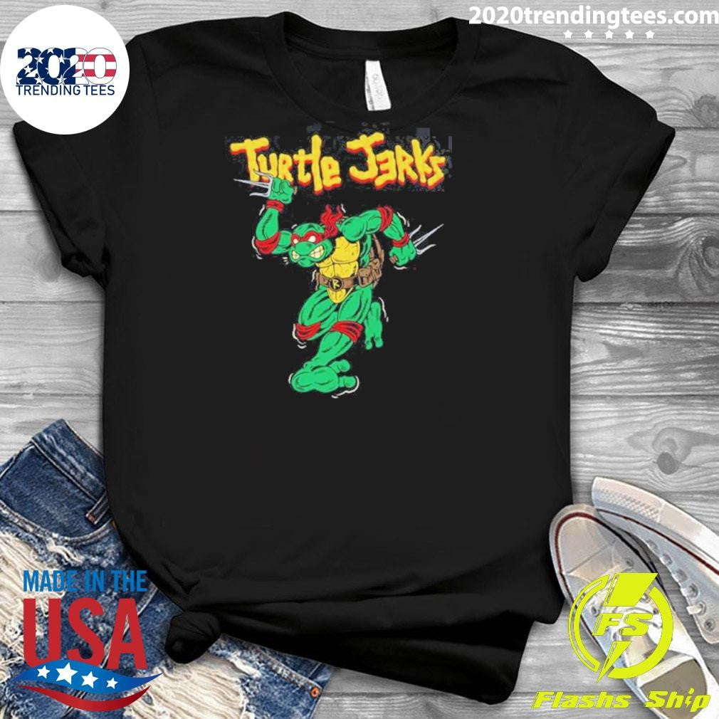 Circle Jerks X Teenage Mutant Ninja Turtles TMNT Skank Man Raphael Turtle Jerks Shirt