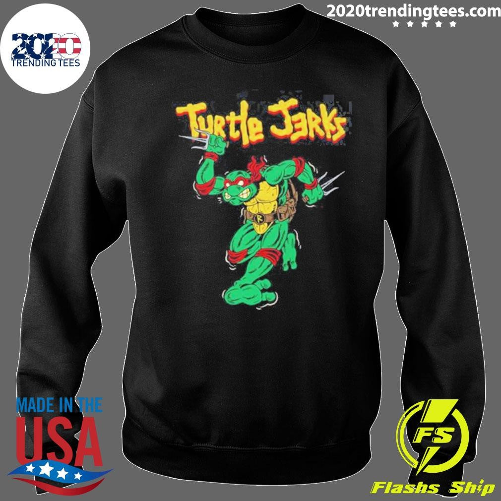 Circle Jerks X Teenage Mutant Ninja Turtles TMNT Skank Man Raphael Turtle Jerks Shirt