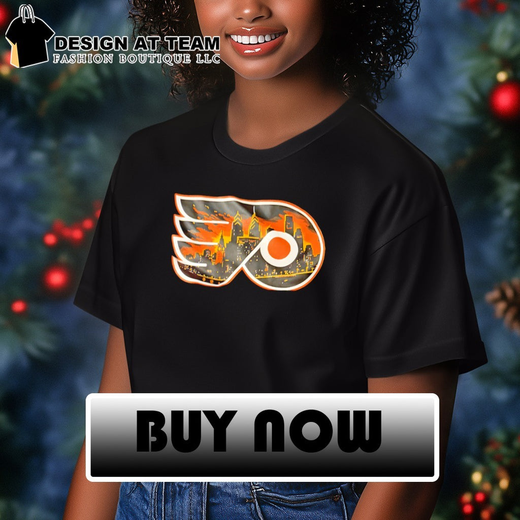 City Skyline Philadelphia Flyers Hockey NHL 2026 logo shirt