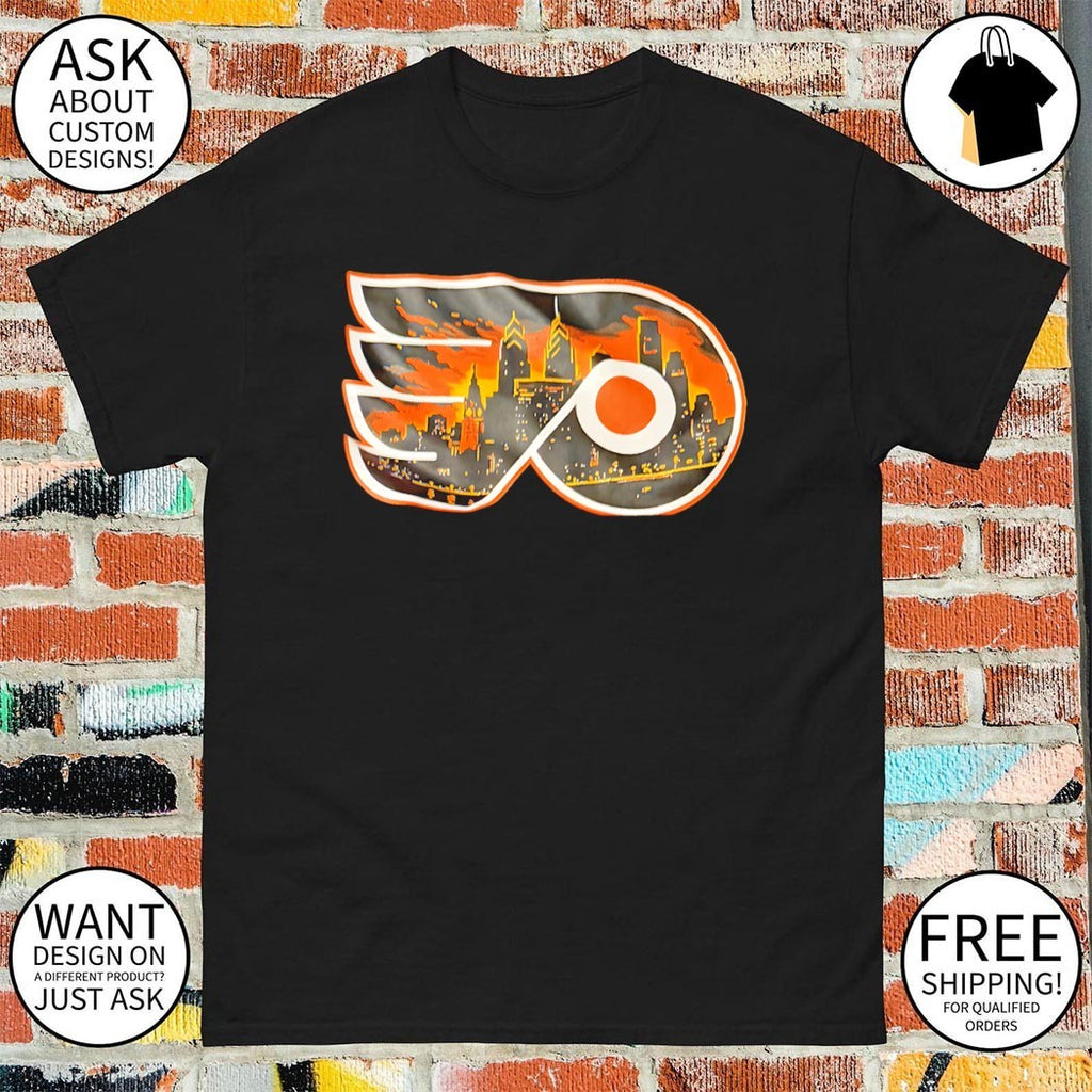 City Skyline Philadelphia Flyers Hockey NHL 2026 logo shirt