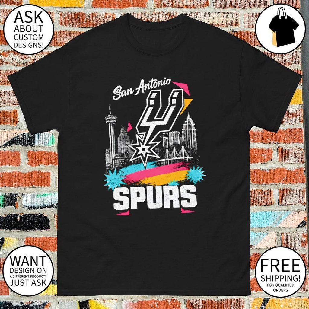 City Skyline San Antonio Spurs Basketball Game Day Playoffs 2026 shirt
