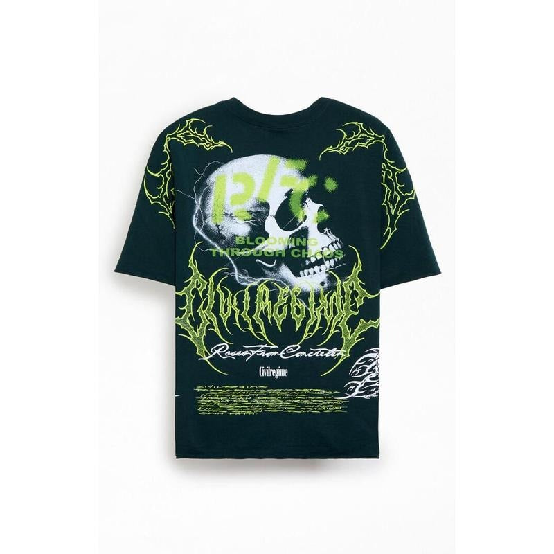 Civil Men's The Curse Dungeon T-Shirt - Multicolor Hoodie, Sweatshirt | PrintMintTees.com