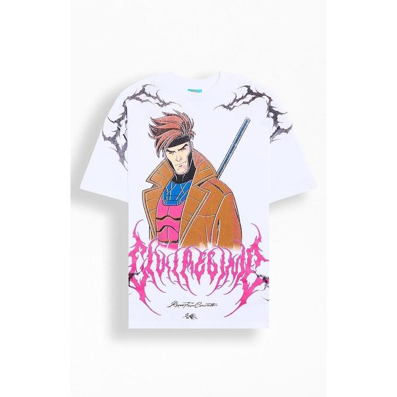Civil Men's x X-Men '97 Gambit Rose T-Shirt - Multicolor Hoodie, Sweatshirt | PrintMintTees.com