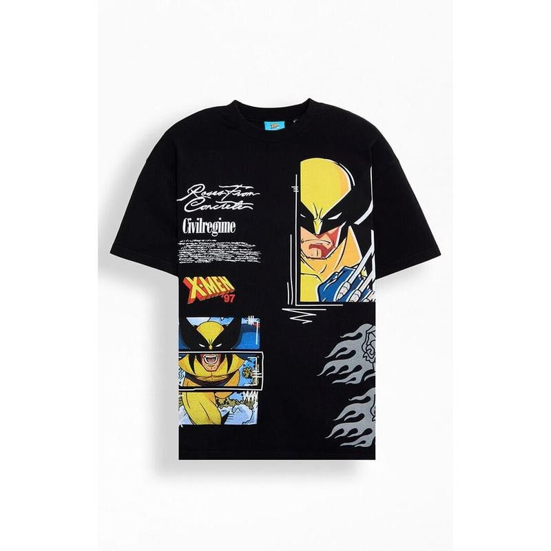 Civil Men's x X-Men '97 The Weapon T-Shirt - Multicolor Hoodie Sweatshirt | PrintMintTees.com