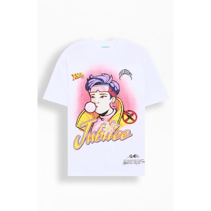 Civil Men's x X-Men Jubilee T-Shirt - Multicolor Hoodie Sweatshirt | PrintMintTees.com