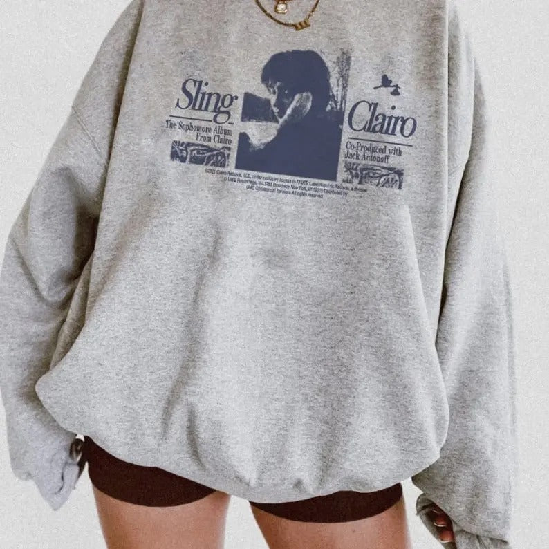 Clairo Sling Aesthetic Album Sweatshirt Indie Music Fan Merch Shirt Hoodie | PrintMintTees.com