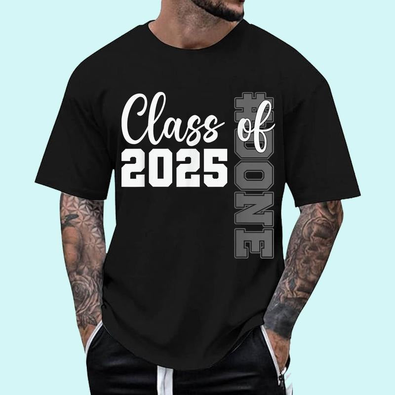 Class of 2025 Done Graduation For Him Her Women Men Unisex T-Shirt, Cotton 100%, Top Trending Fashion Hoodie Sweatshirt