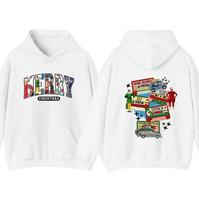 Classic 90s Christmas Movies Shirt, Hoodie, Retro Shirt Sweatshirt | PrintMintTees.com