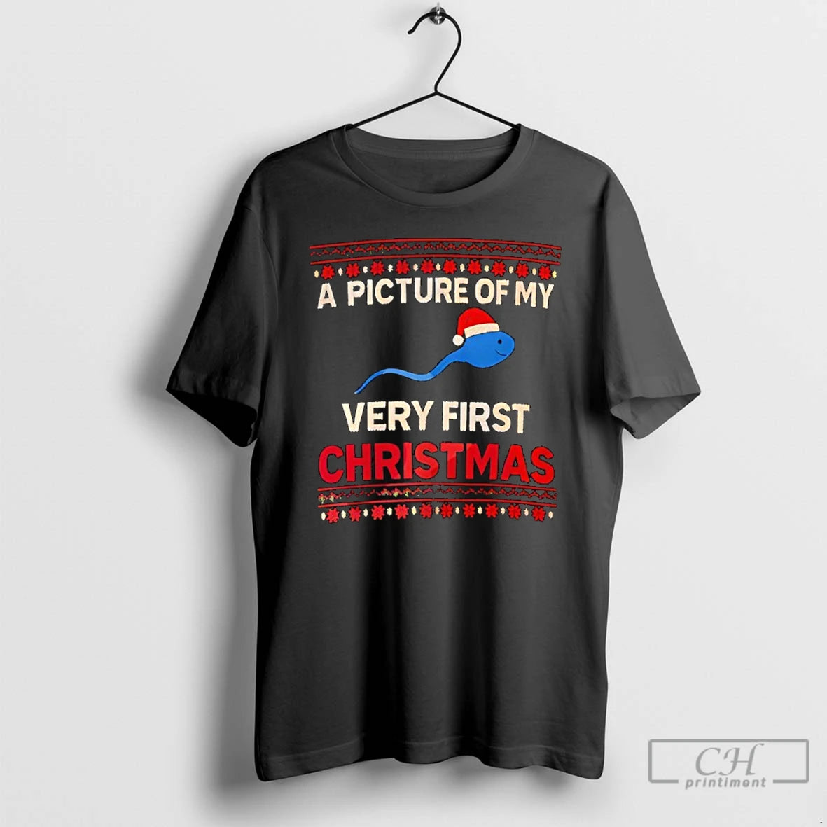 Classic A Picture Of My Very First Christmas T-Shirts, Hoodie, Sweatshirt | PrintMintTees.com