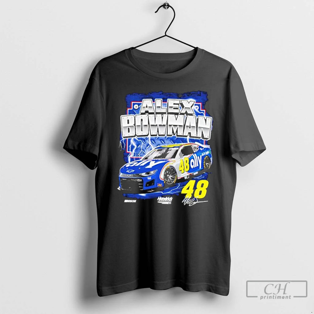 Classic Alex Bowman Hendrick Motorsports Team Collection Car Number 48 Signature T-Shirts, Hoodie, Sweatshirt
