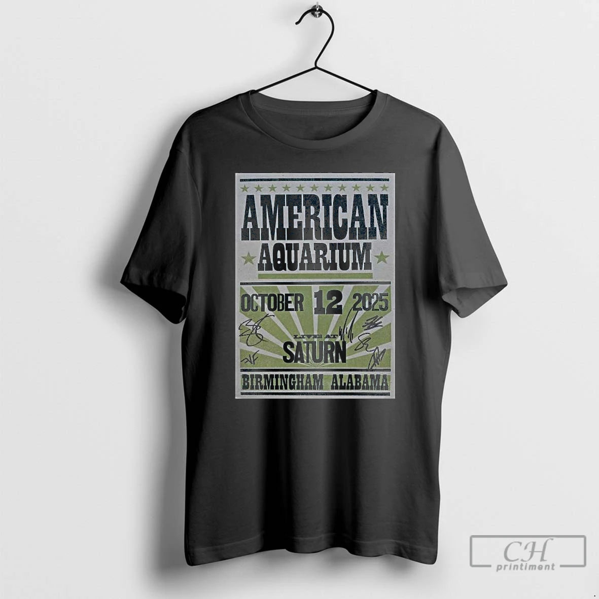 Classic American Aquarium October 12 2025 Birmingham Alabama Long Sleve T Shirts