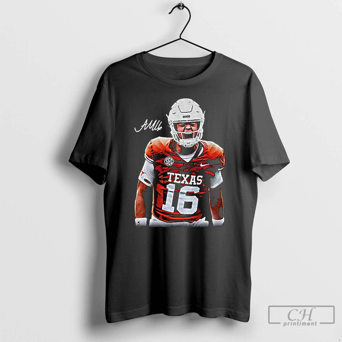 Classic Arch Manning Shout Loudly Texas Longhorns Football Signature T-Shirts, Hoodie, Sweatshirt | PrintMintTees.com