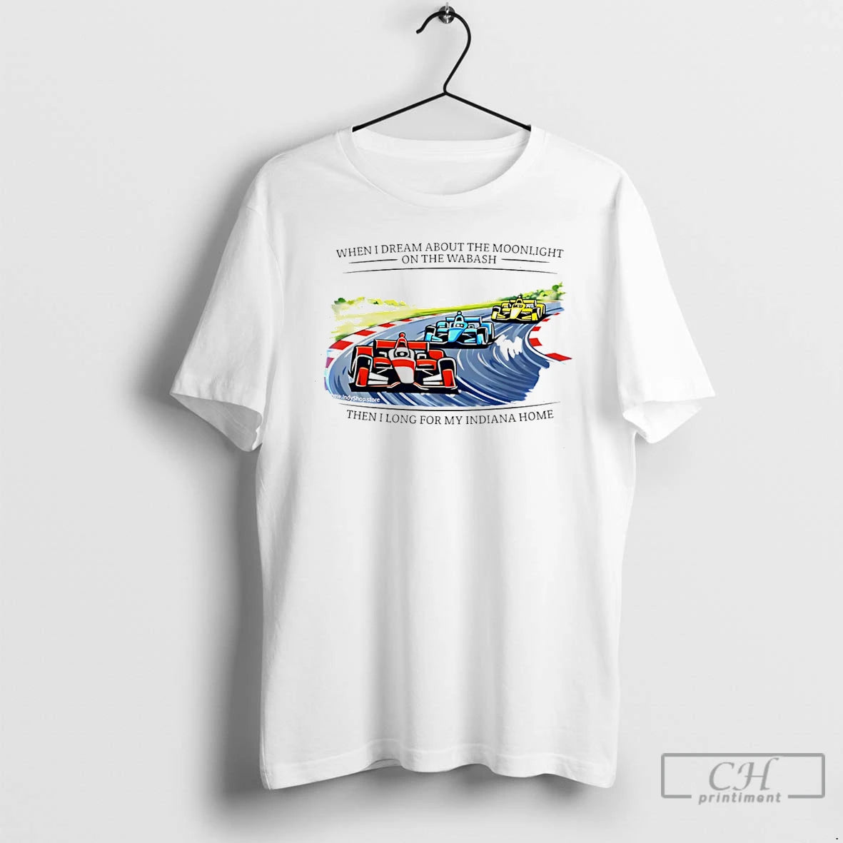 Classic Back Home Again In Indiana Indycar Graphic T-Shirts, Hoodie, Sweatshirt | PrintMintTees.com