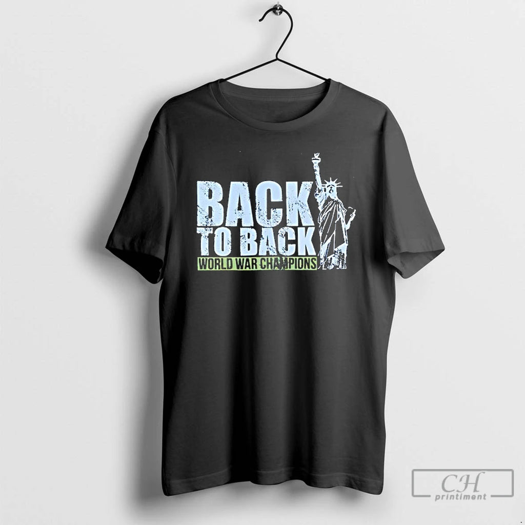 Classic Back To Back World War Champions T-Shirts, Hoodie, Sweatshirt | PrintMintTees.com