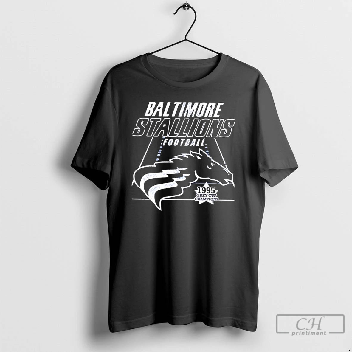 Classic Baltimore Stallions Football 1995 Grey Cup Champions T-Shirts, Hoodie, Sweatshirt | PrintMintTees.com