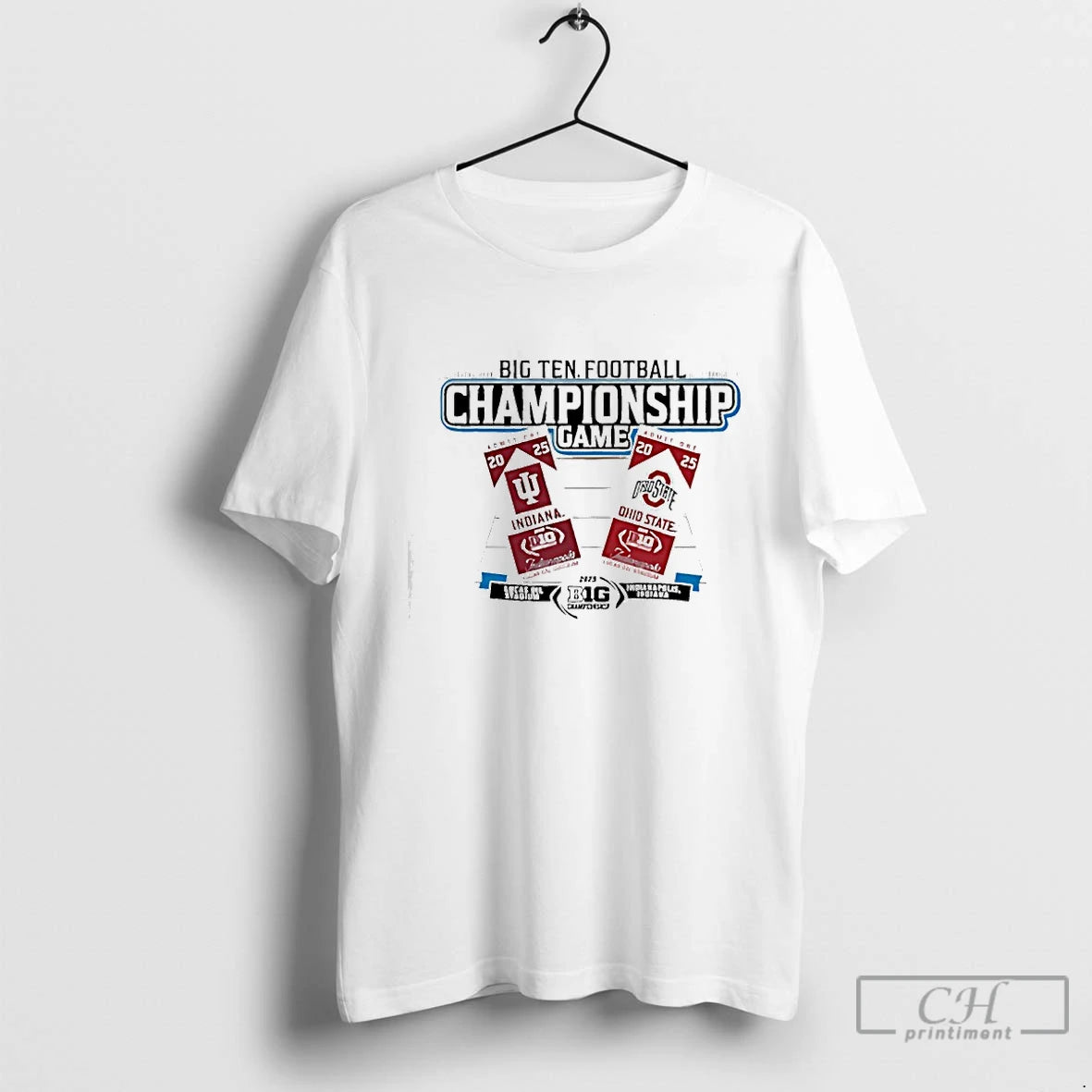 Classic Big Ten 2025 Football Championship Tickets Indiana Vs Ohio State T-Shirts, Hoodie, Sweatshirt | PrintMintTees.com