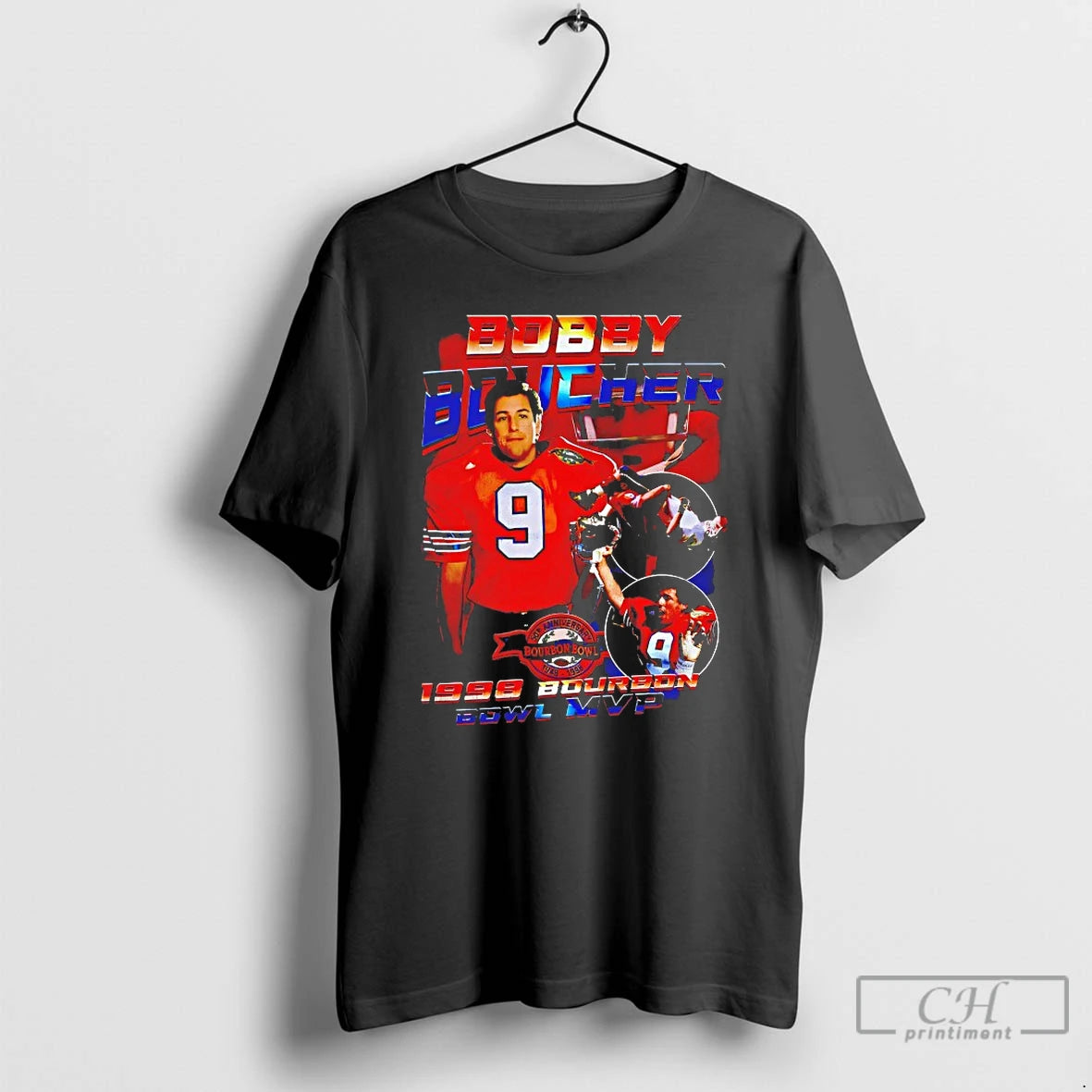 Classic Bobby Boucher 1998 Bourbon Bowl Mvp Vintage T-Shirts, Hoodie, Sweatshirt | PrintMintTees.com